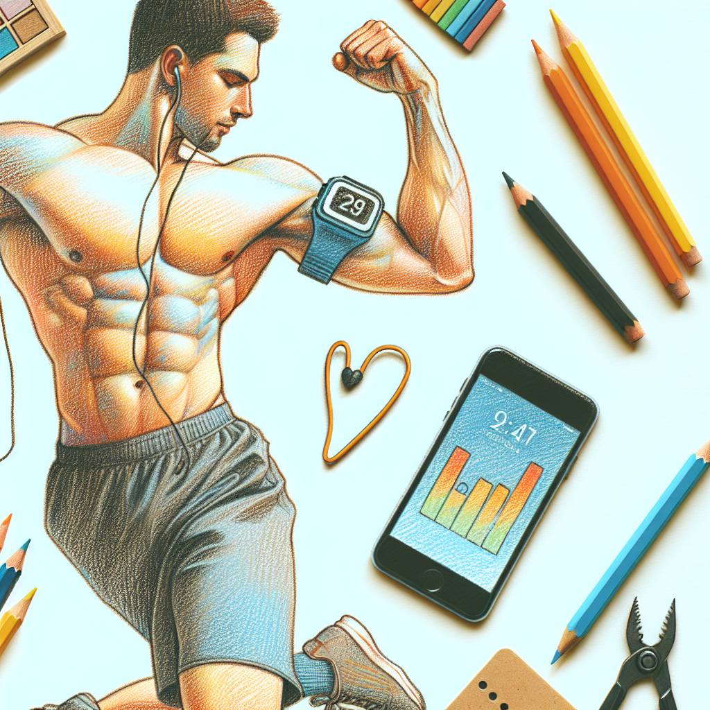 Pastelková ilustrace znázorňující téma: Cvičení