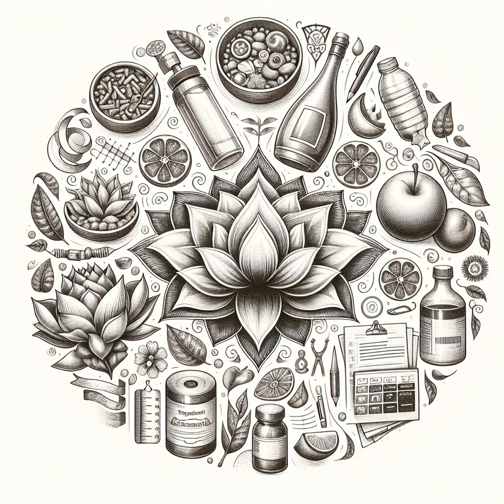 Pastelková ilustrace znázorňující téma: Zdraví a wellness