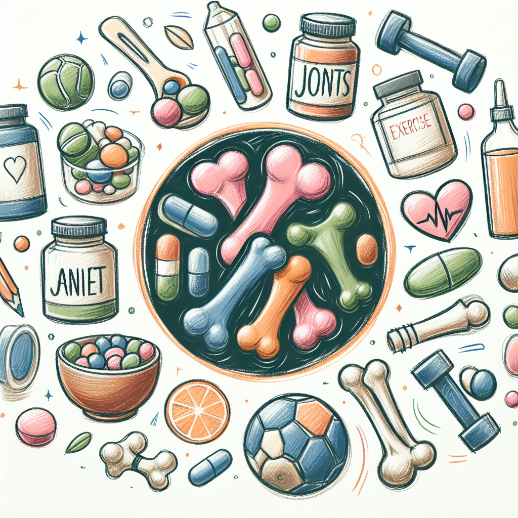 Pastelková ilustrace znázorňující téma: Zdraví kloubů