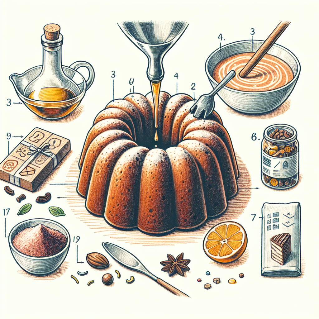 Pastelková ilustrace znázorňující téma: Dezerty