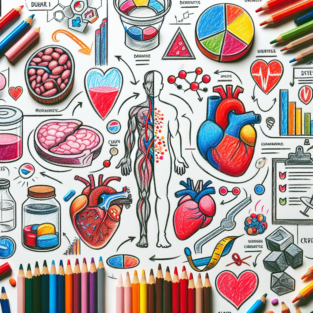 Pastelková ilustrace znázorňující téma: Hubnutí