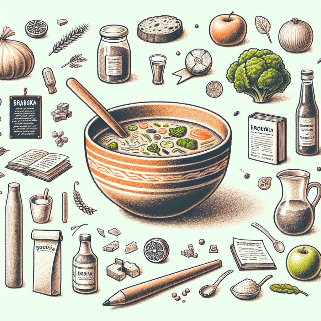 Pastelková ilustrace znázorňující téma: Recepty
