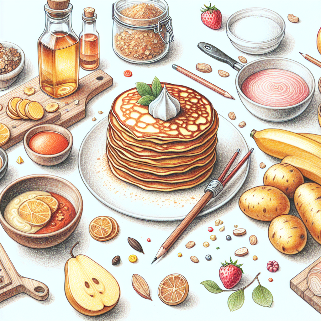 Pastelková ilustrace znázorňující téma: Recepty