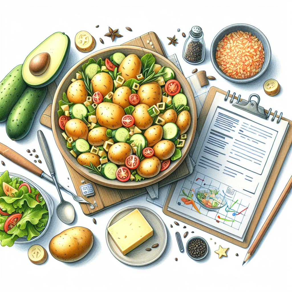 Pastelková ilustrace znázorňující téma: Recepty