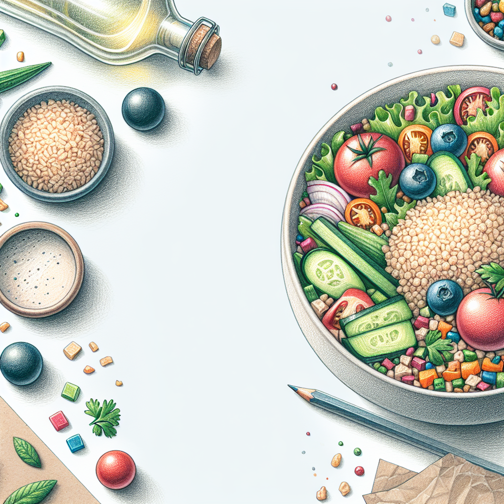 Pastelková ilustrace znázorňující téma: Recepty