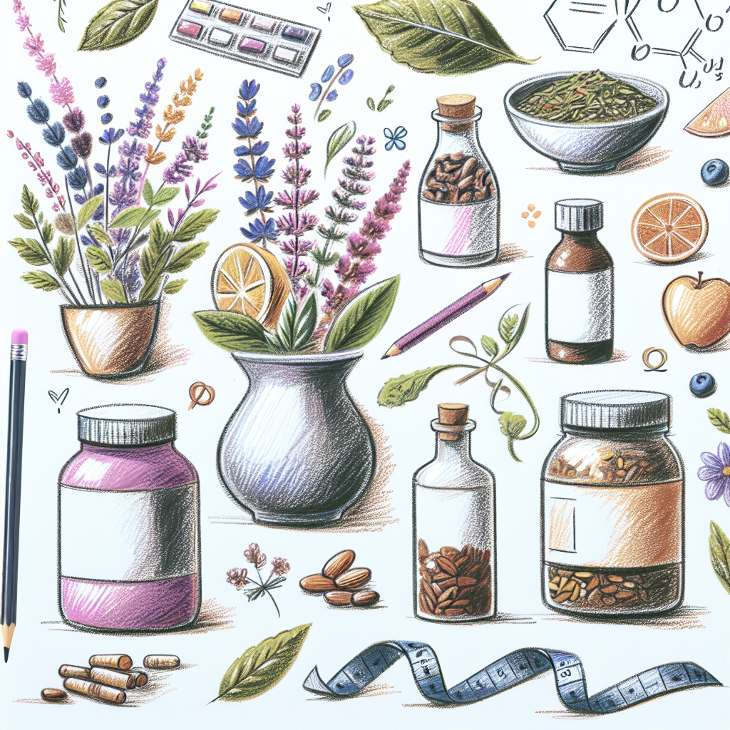 Pastelková ilustrace znázorňující téma: Bylinky a zdraví