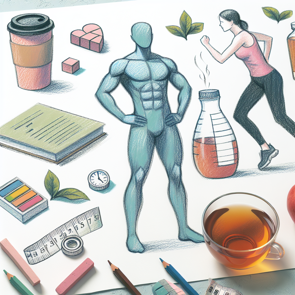 Pastelková ilustrace znázorňující téma: Zdraví a výživa