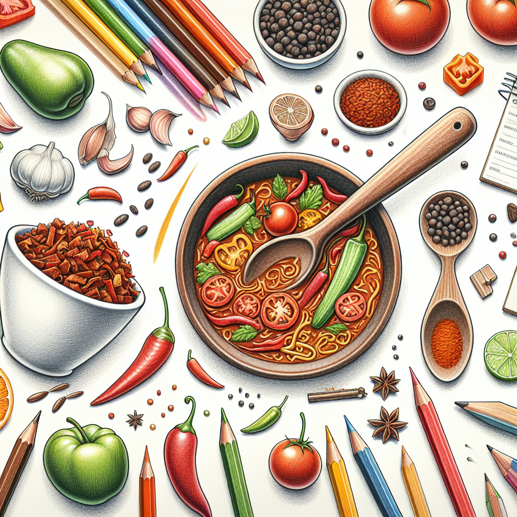 Pastelková ilustrace znázorňující téma: Recepty