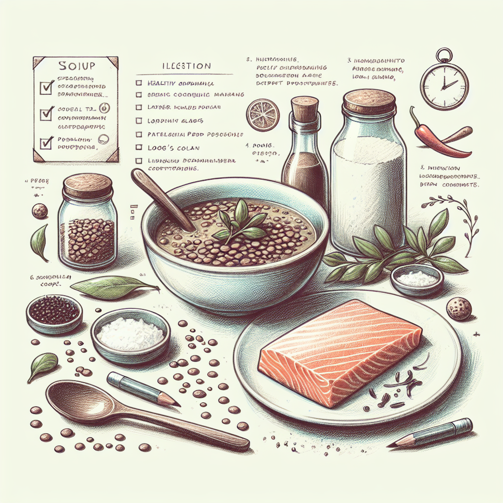 Pastelková ilustrace znázorňující téma: Recepty