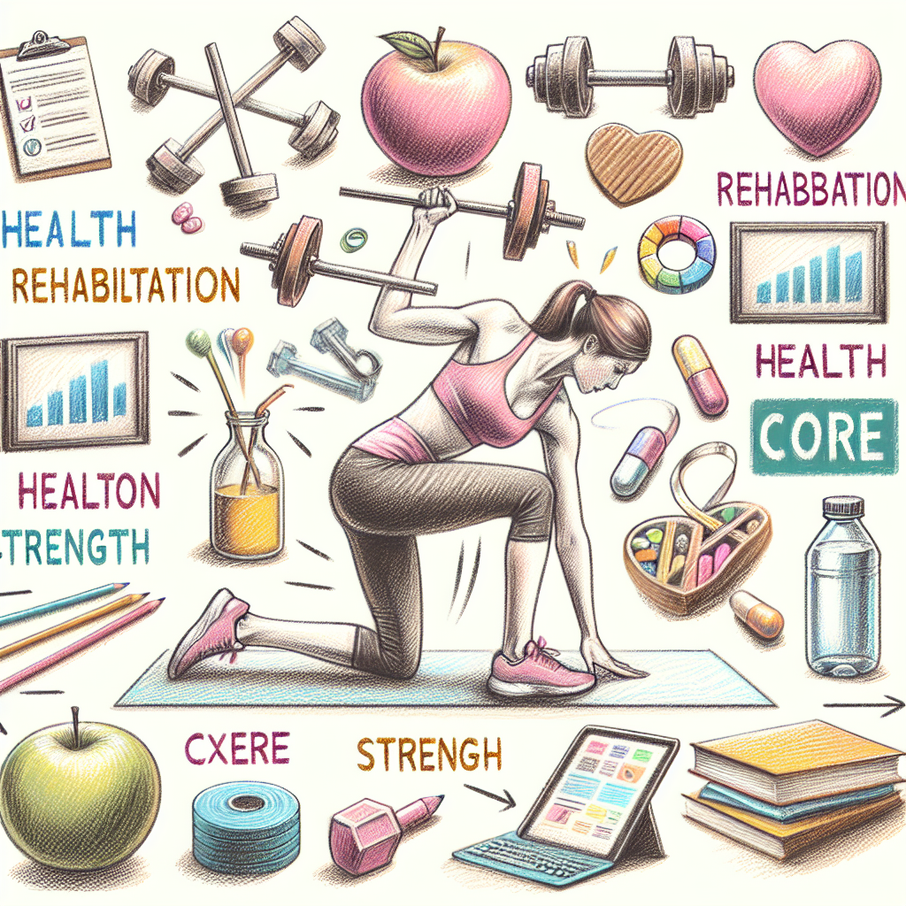 Pastelková ilustrace znázorňující téma: Cvičení a fitness