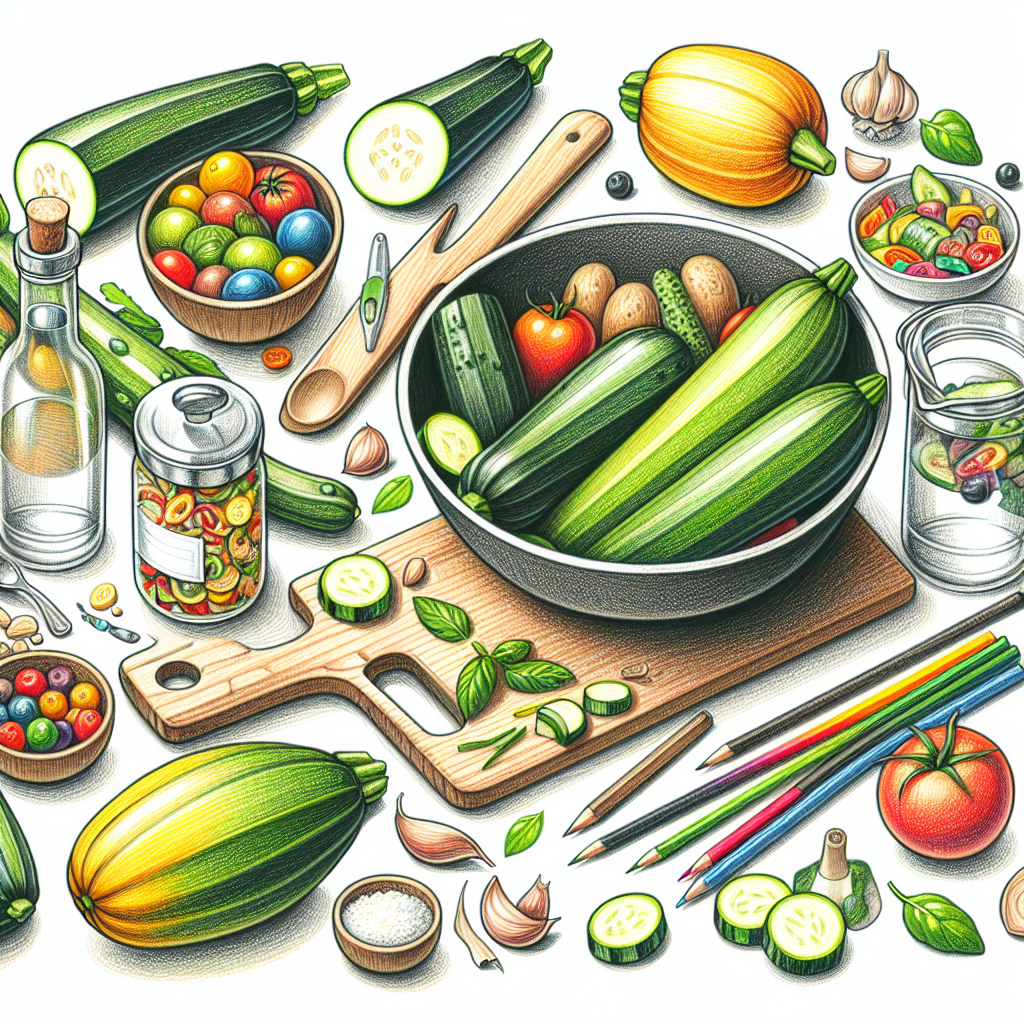 Pastelková ilustrace znázorňující téma: Recepty