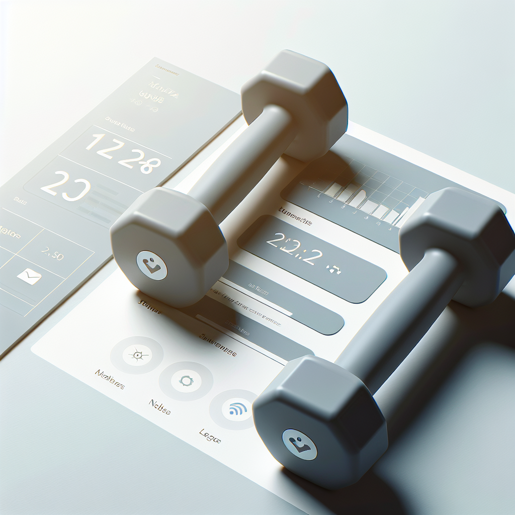 Ilustrace znázorňující téma: Cvičení a fitness