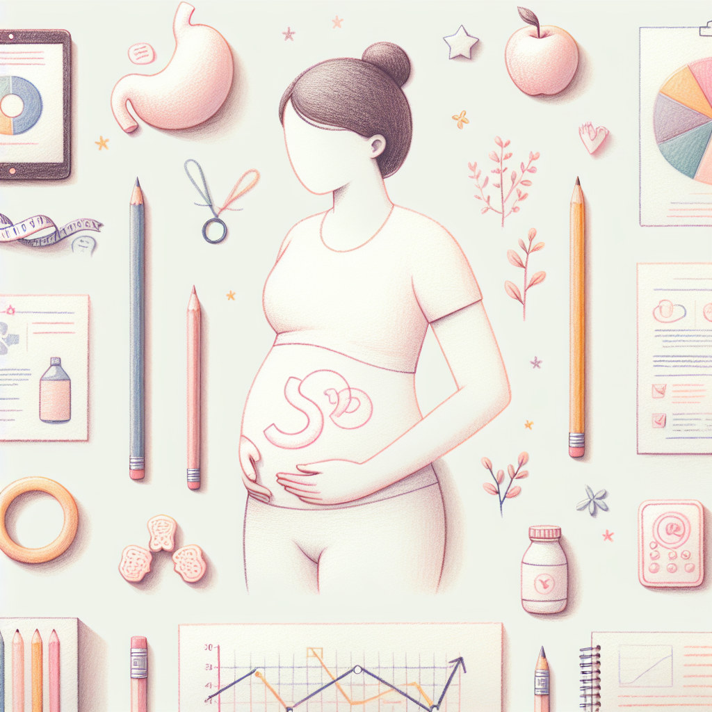 Pastelková ilustrace znázorňující téma: Cvičení po porodu