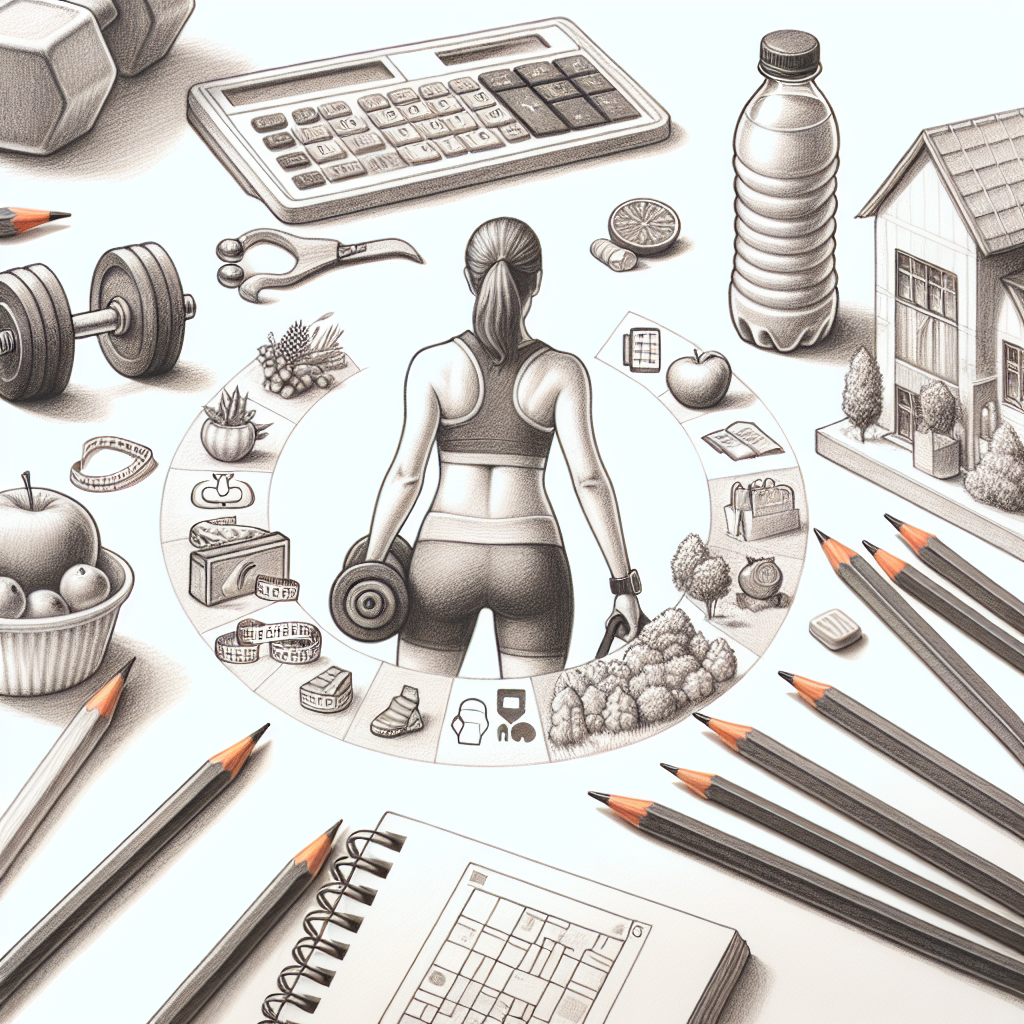 Pastelková ilustrace znázorňující téma: Cvičení