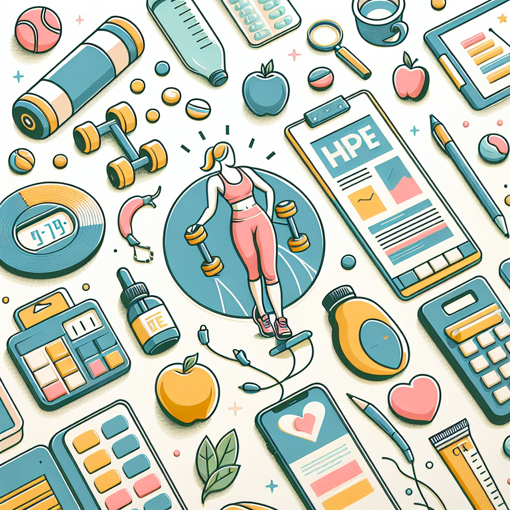 Pastelková ilustrace znázorňující téma: Zdravý životní styl