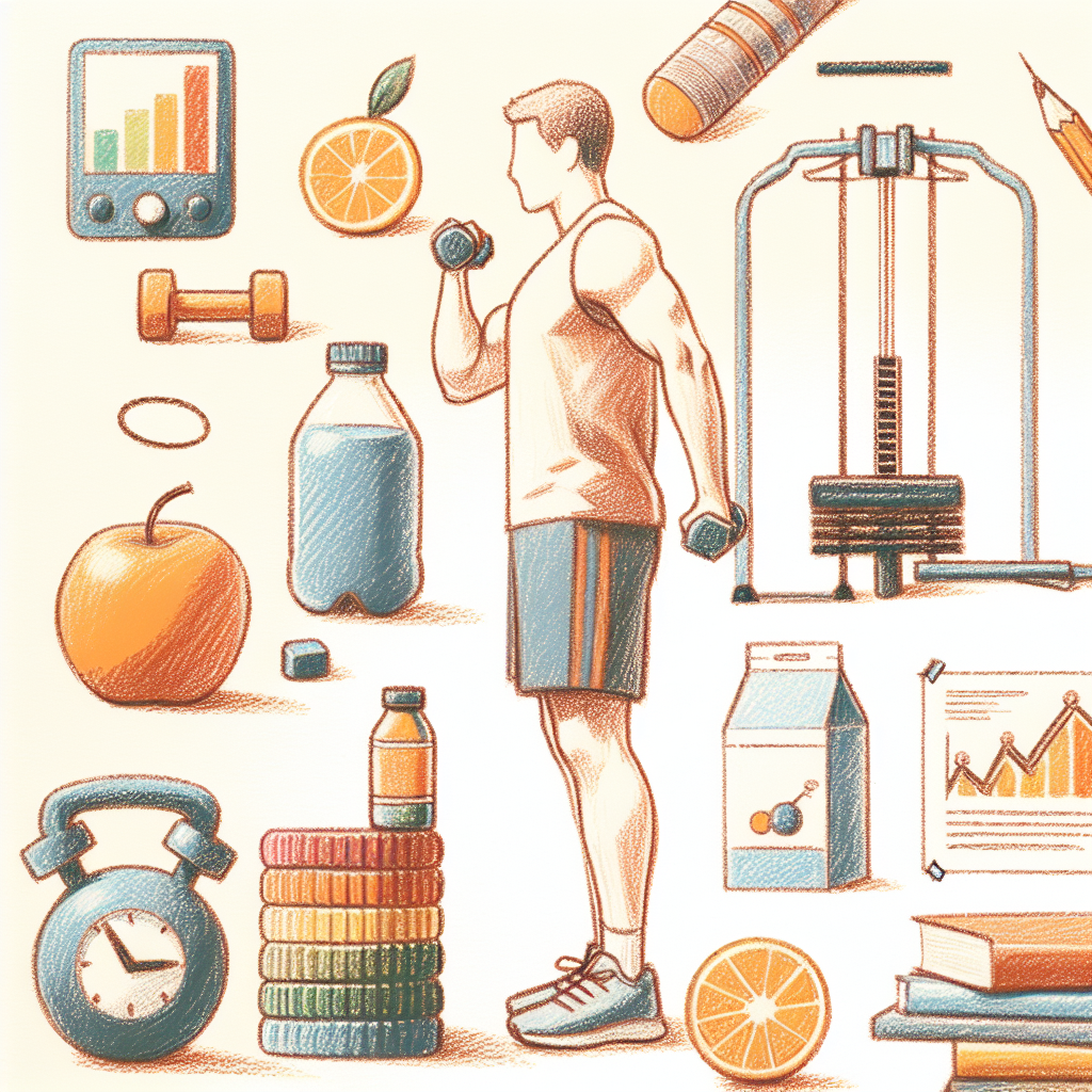 Pastelková ilustrace znázorňující téma: Cvičení doma