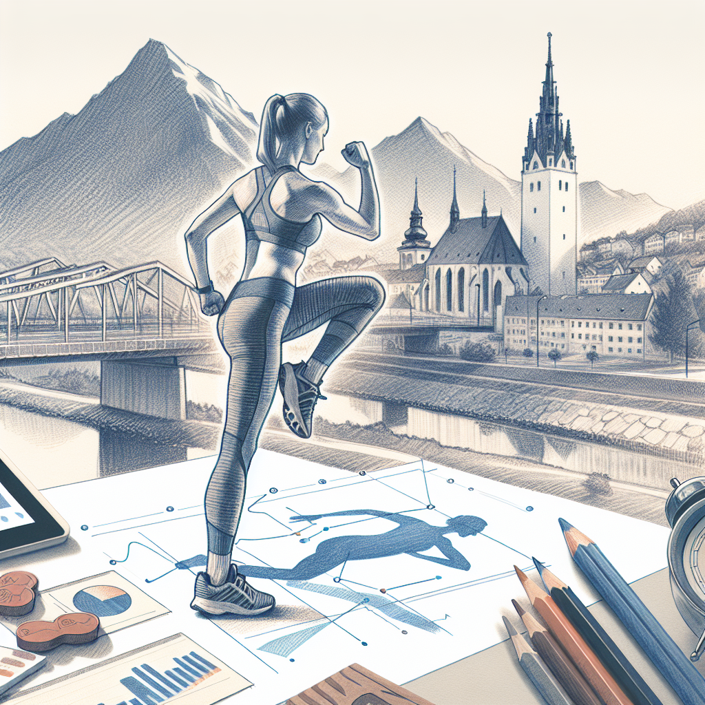 Pastelková ilustrace znázorňující téma: Zdravý životní styl
