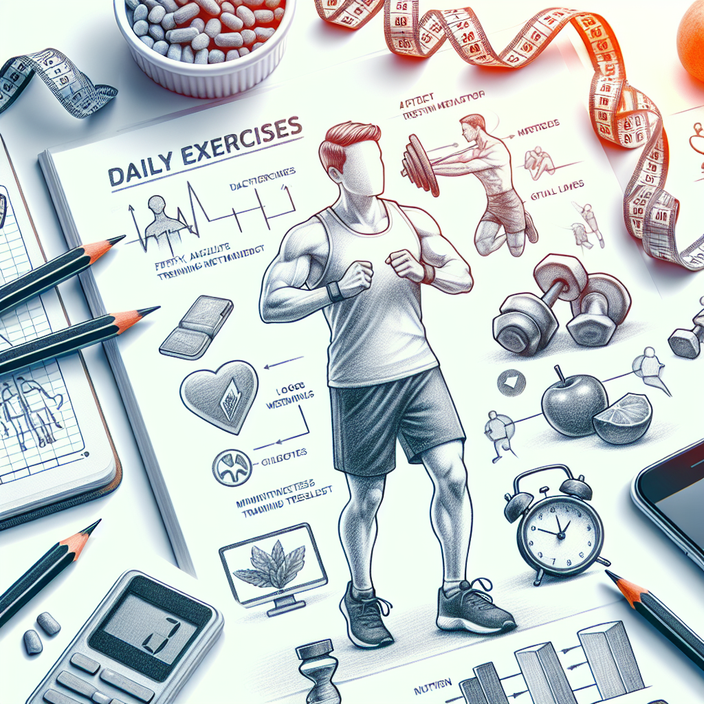 Pastelková ilustrace znázorňující téma: Cvičení