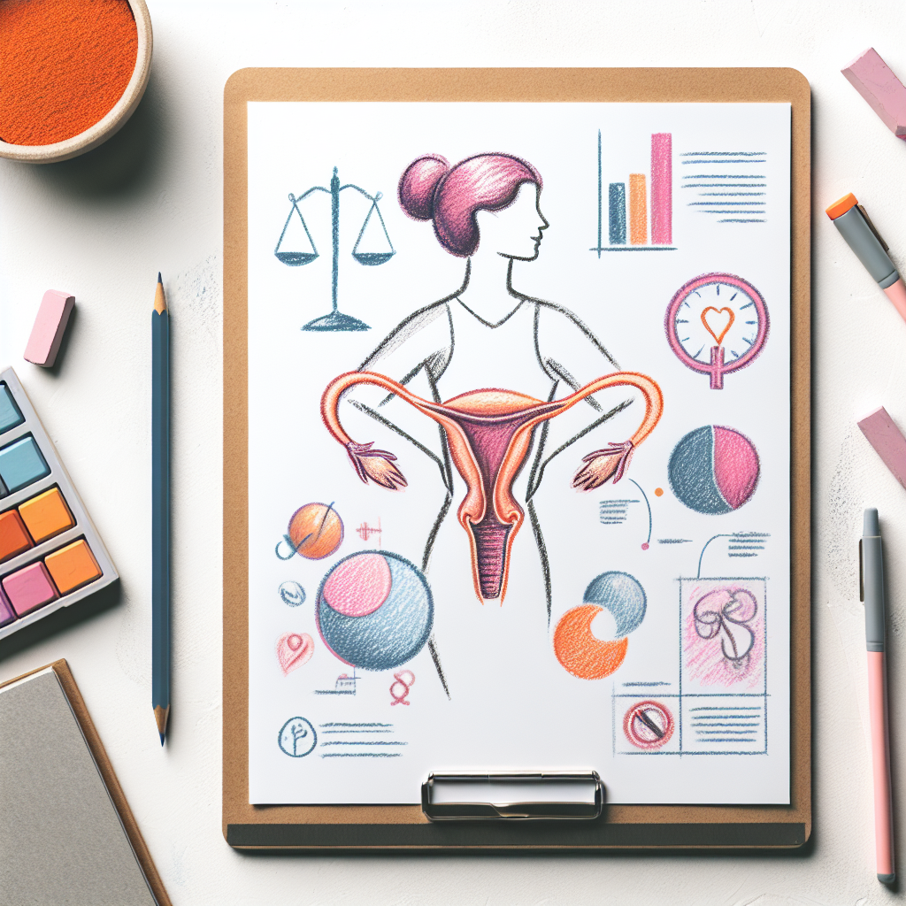 Pastelková ilustrace znázorňující téma: Fitness pro ženy