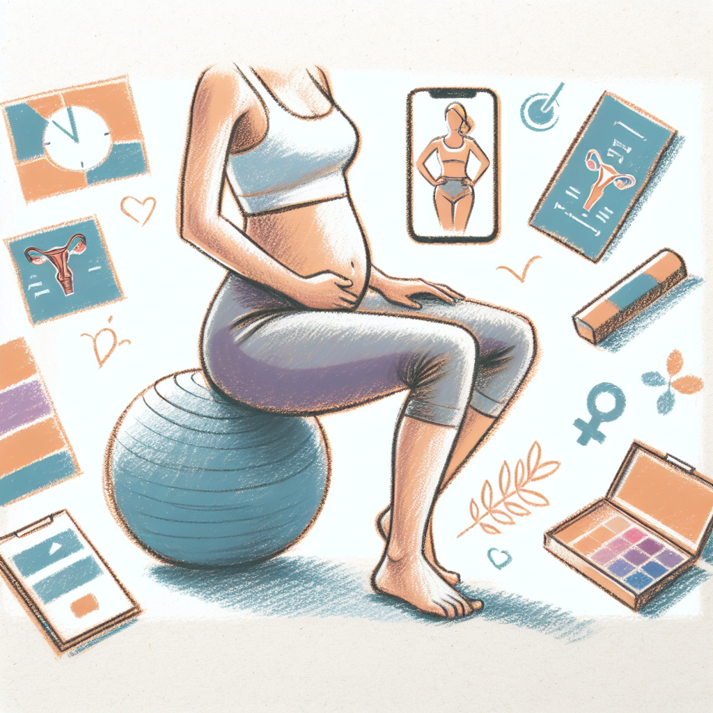 Pastelková ilustrace znázorňující téma: Cvičení a zdraví