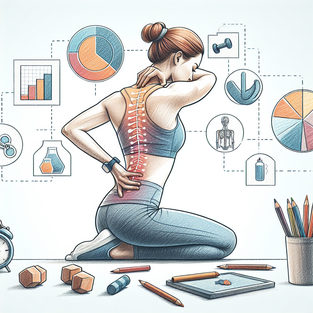 Pastelková ilustrace znázorňující téma: Zdraví a fitness