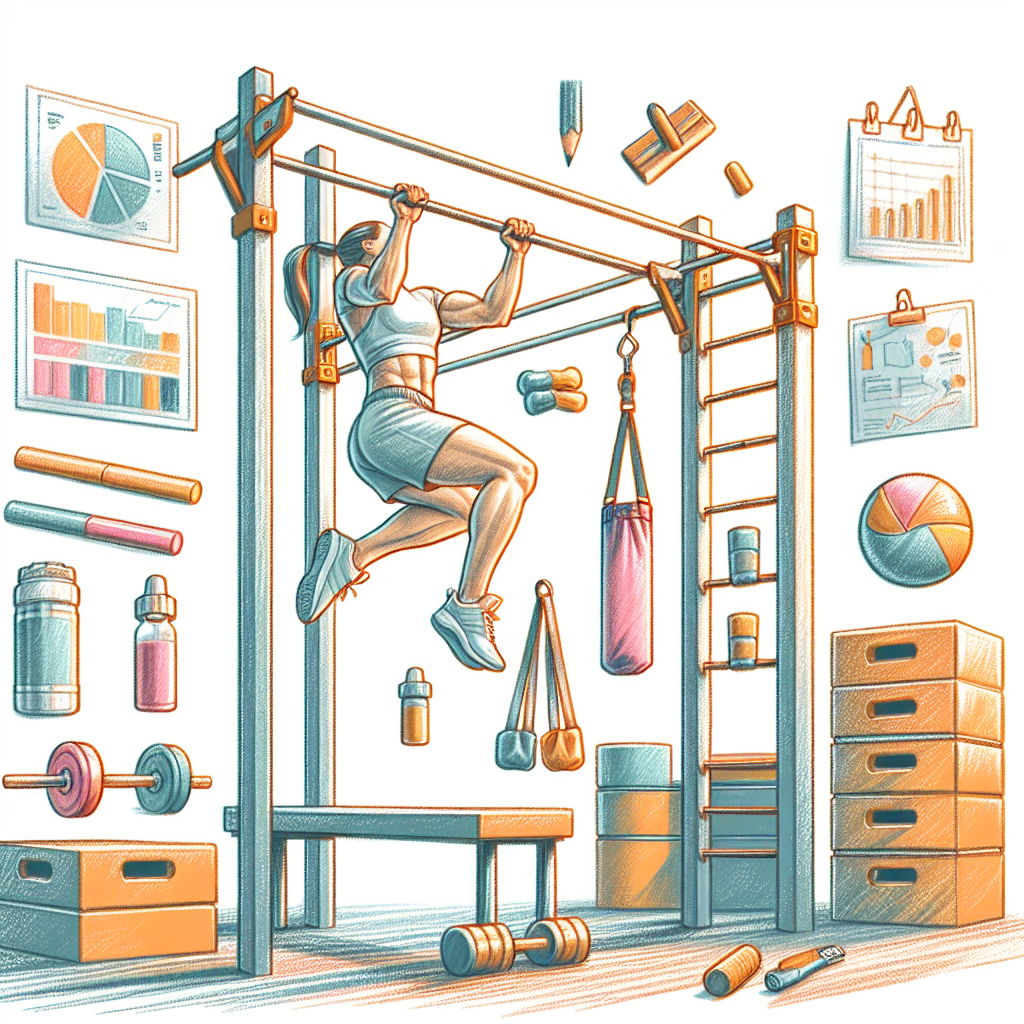 Pastelková ilustrace znázorňující téma: Cvičení