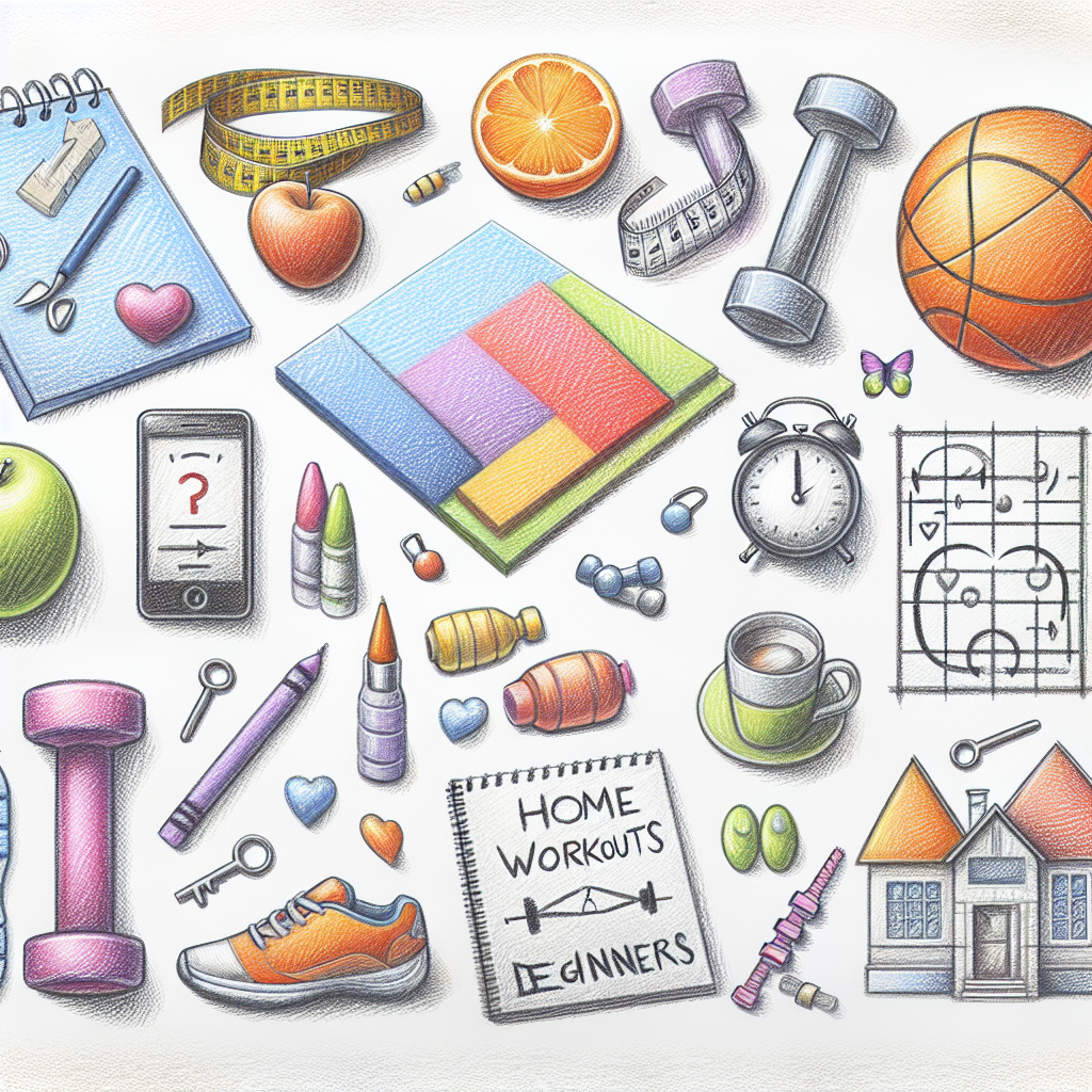 Pastelková ilustrace znázorňující téma: Hubnutí a fitness
