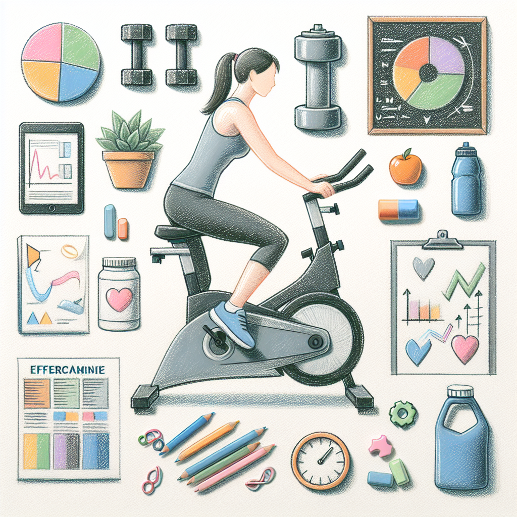 Pastelková ilustrace znázorňující téma: Fitness