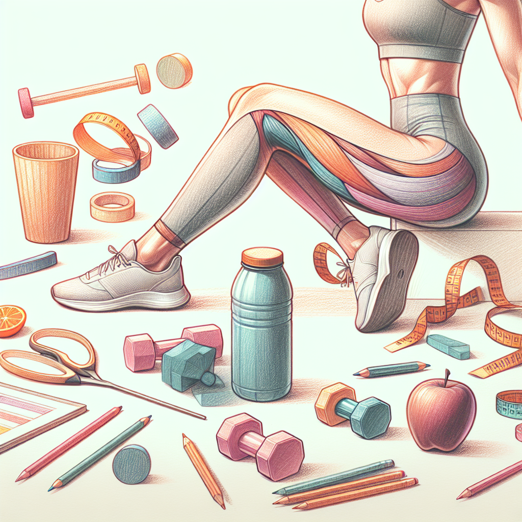 Pastelková ilustrace znázorňující téma: Cvičení
