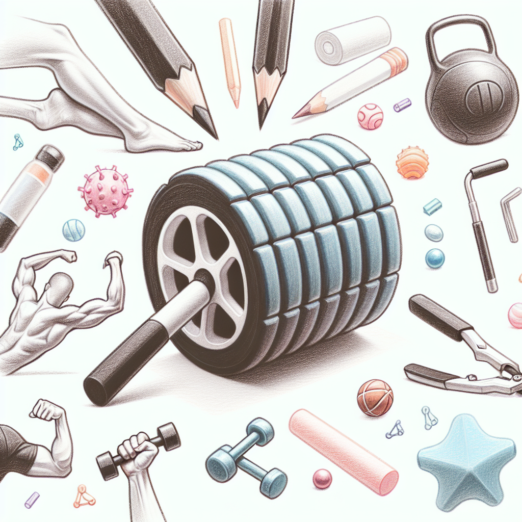 Pastelková ilustrace znázorňující téma: Cvičení