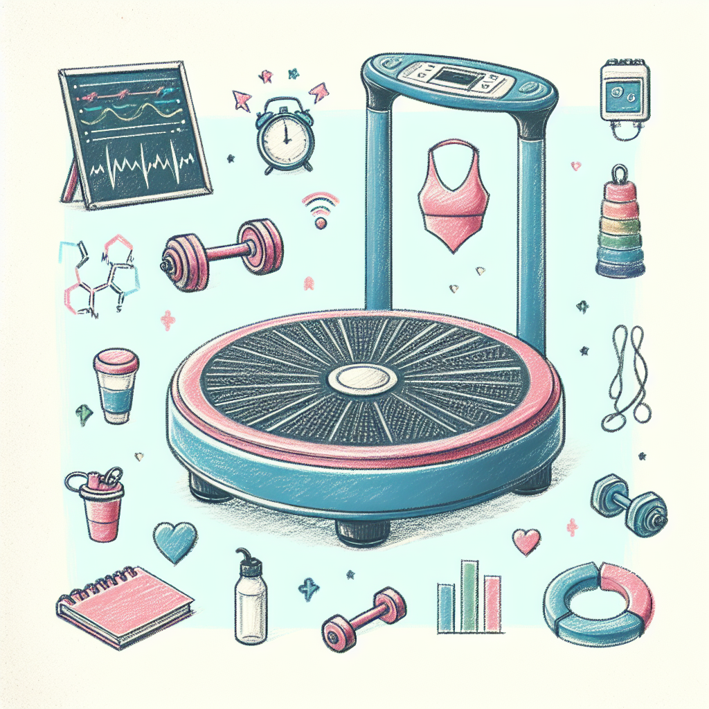 Pastelková ilustrace znázorňující téma: Cvičení a fitness