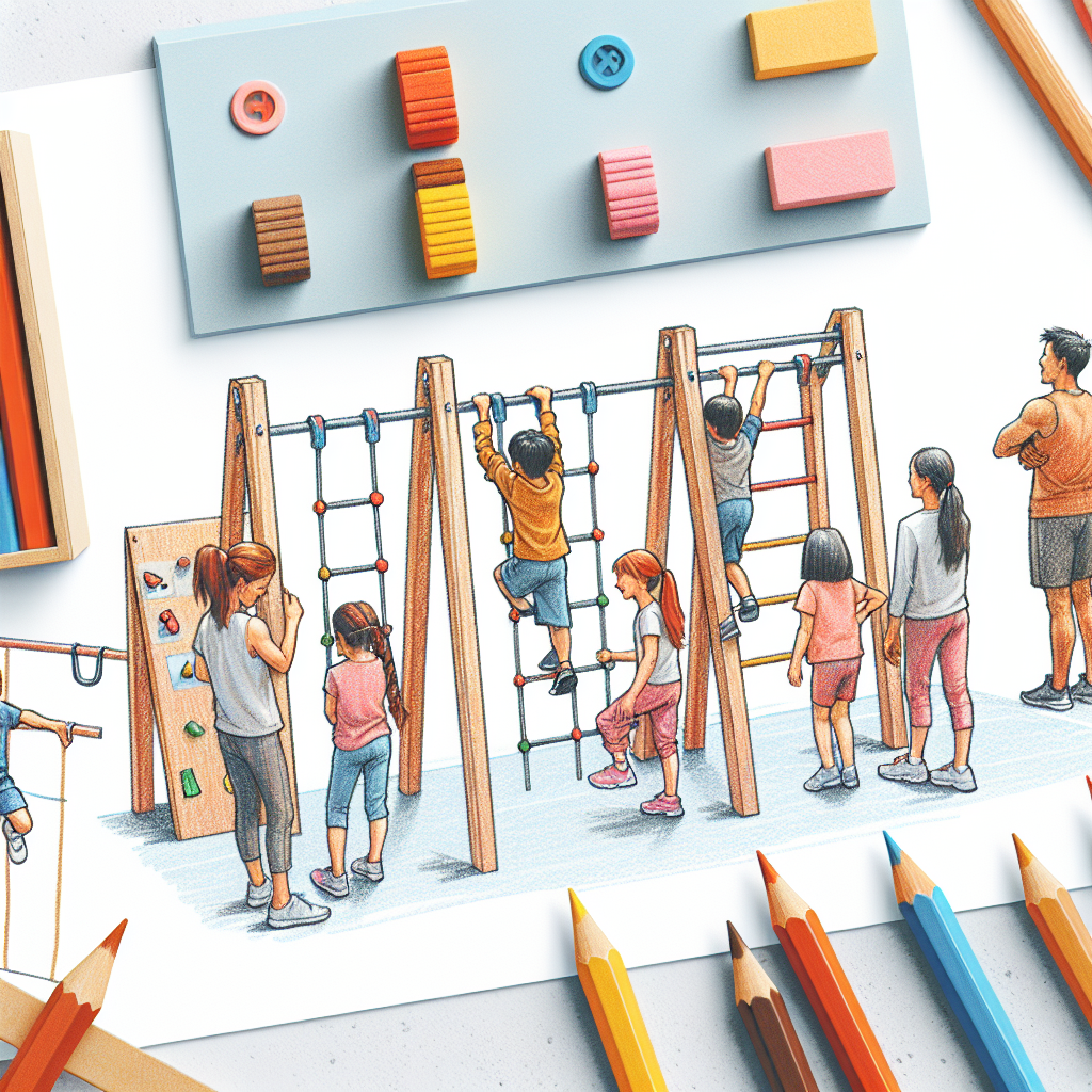 Pastelková ilustrace znázorňující téma: Cvičení pro děti