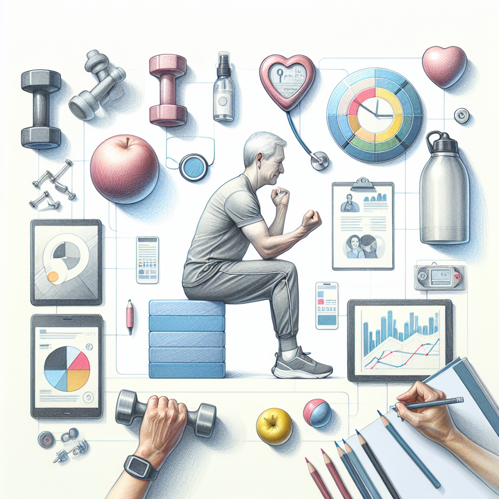 Pastelková ilustrace znázorňující téma: Rehabilitace