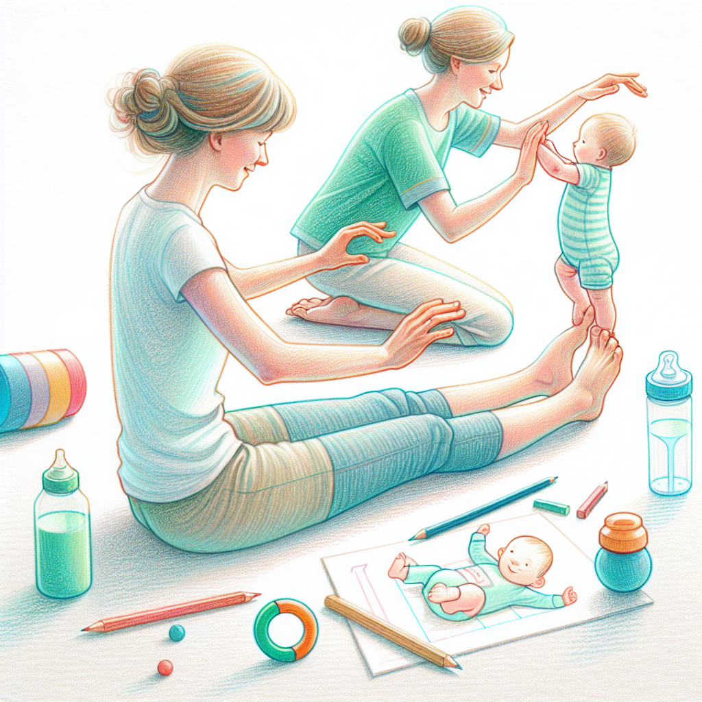 Pastelková ilustrace znázorňující téma: Dětský rozvoj