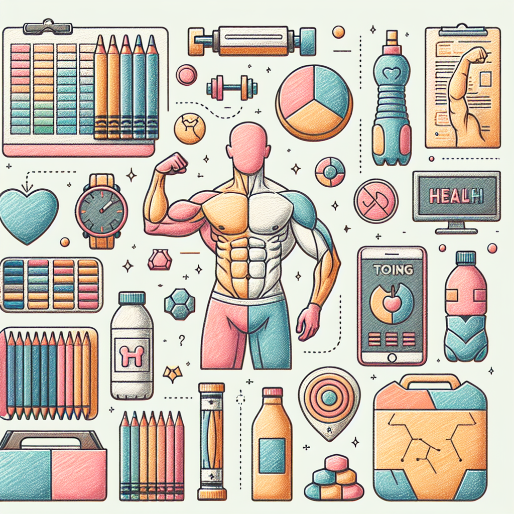 Pastelková ilustrace znázorňující téma: Cvičení a zdraví