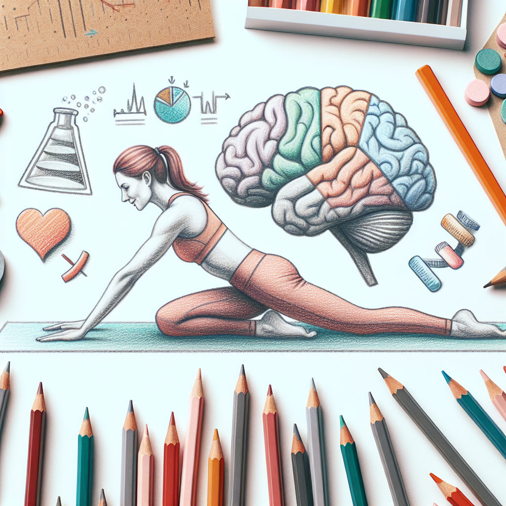 Pastelková ilustrace znázorňující téma: Psychická pohoda