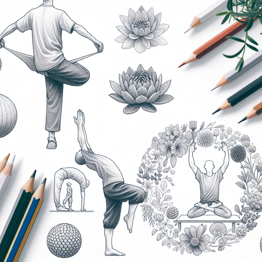 Pastelková ilustrace znázorňující téma: Zdravotní péče
