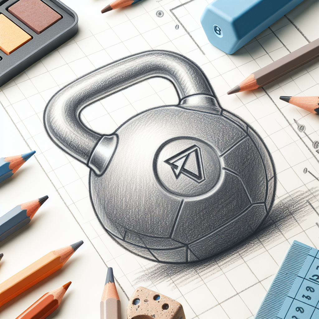Pastelková ilustrace znázorňující téma: Fitness
