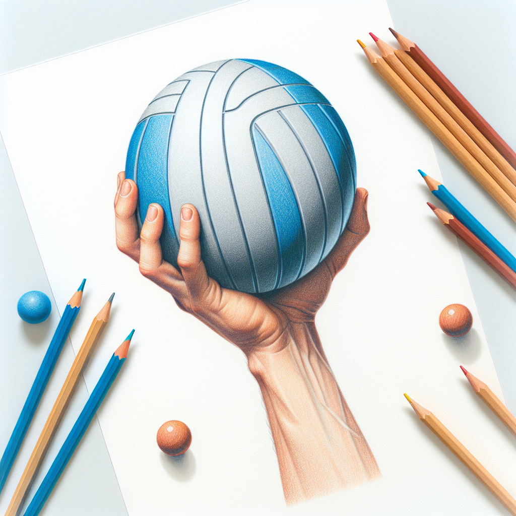 Pastelková ilustrace znázorňující téma: Cvičení
