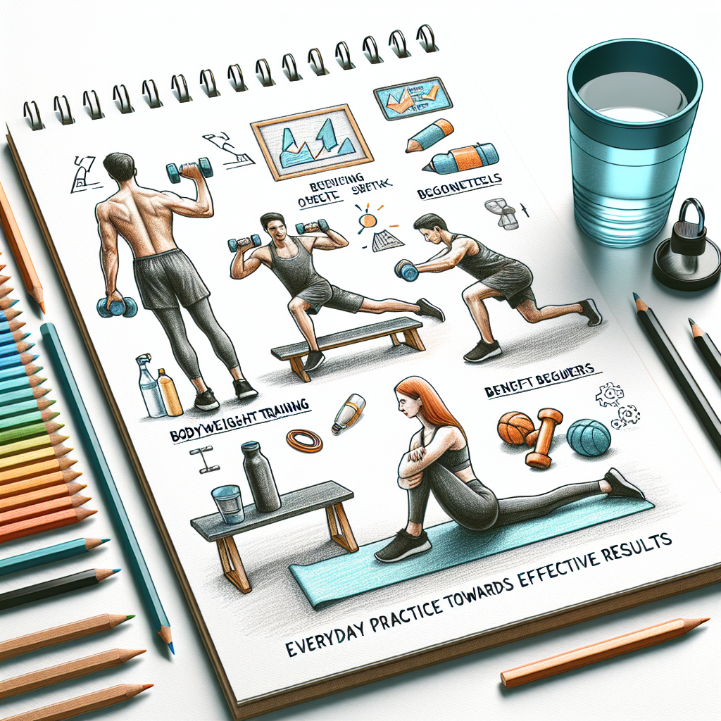Pastelková ilustrace znázorňující téma: Cvičení
