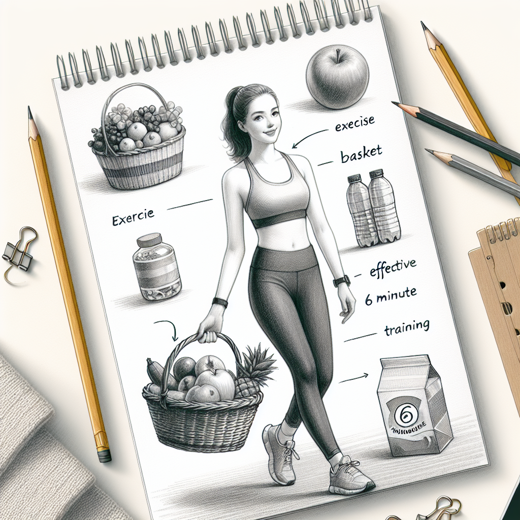 Pastelková ilustrace znázorňující téma: Fitness