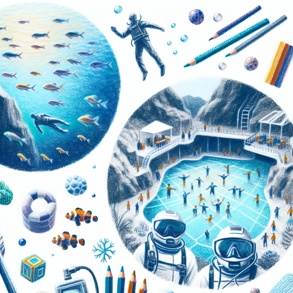 Pastelková ilustrace znázorňující téma: Cvičení