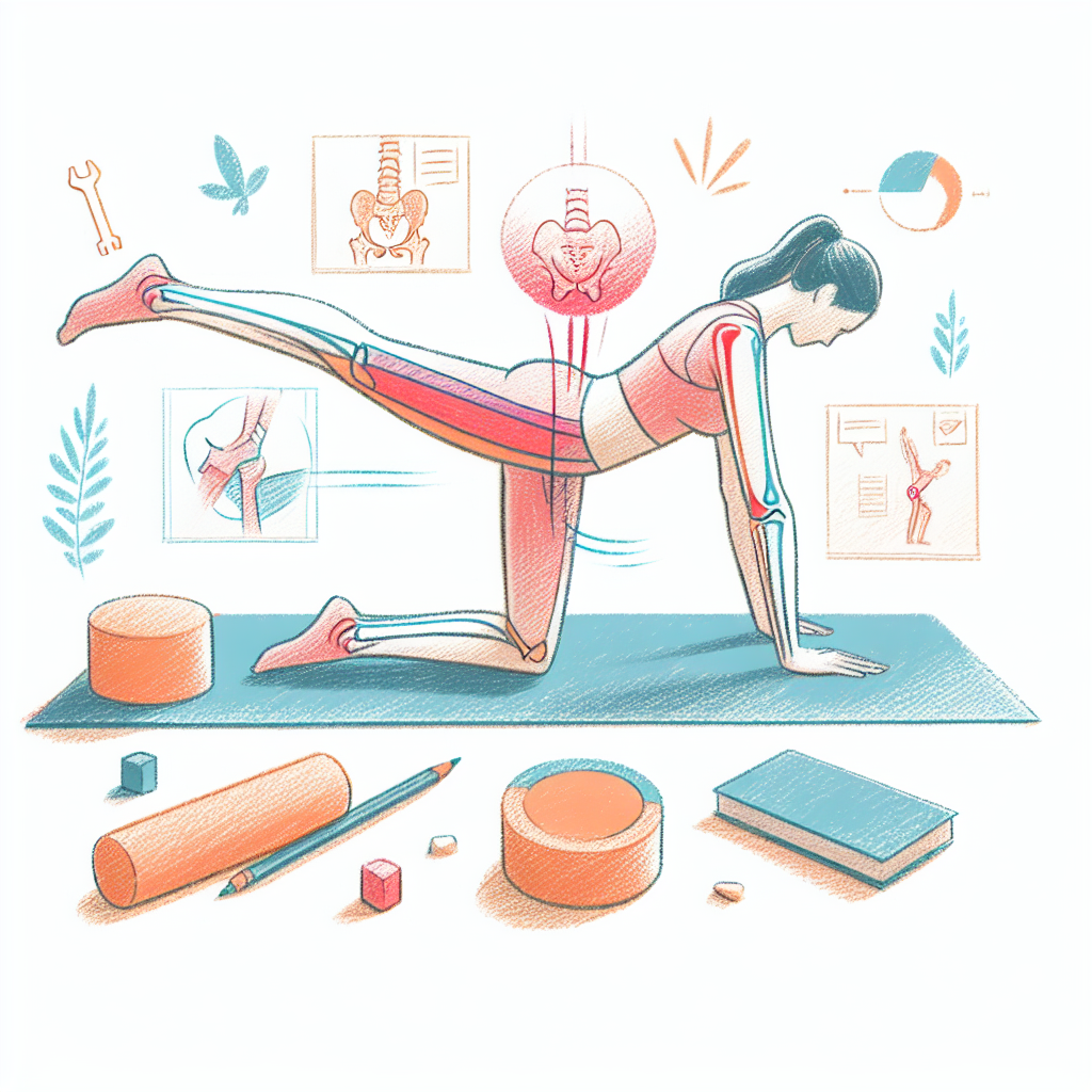 Pastelková ilustrace znázorňující téma: Cvičení