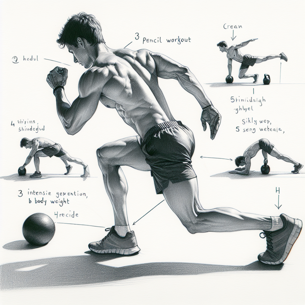Pastelková ilustrace znázorňující téma: Cvičení a fitness