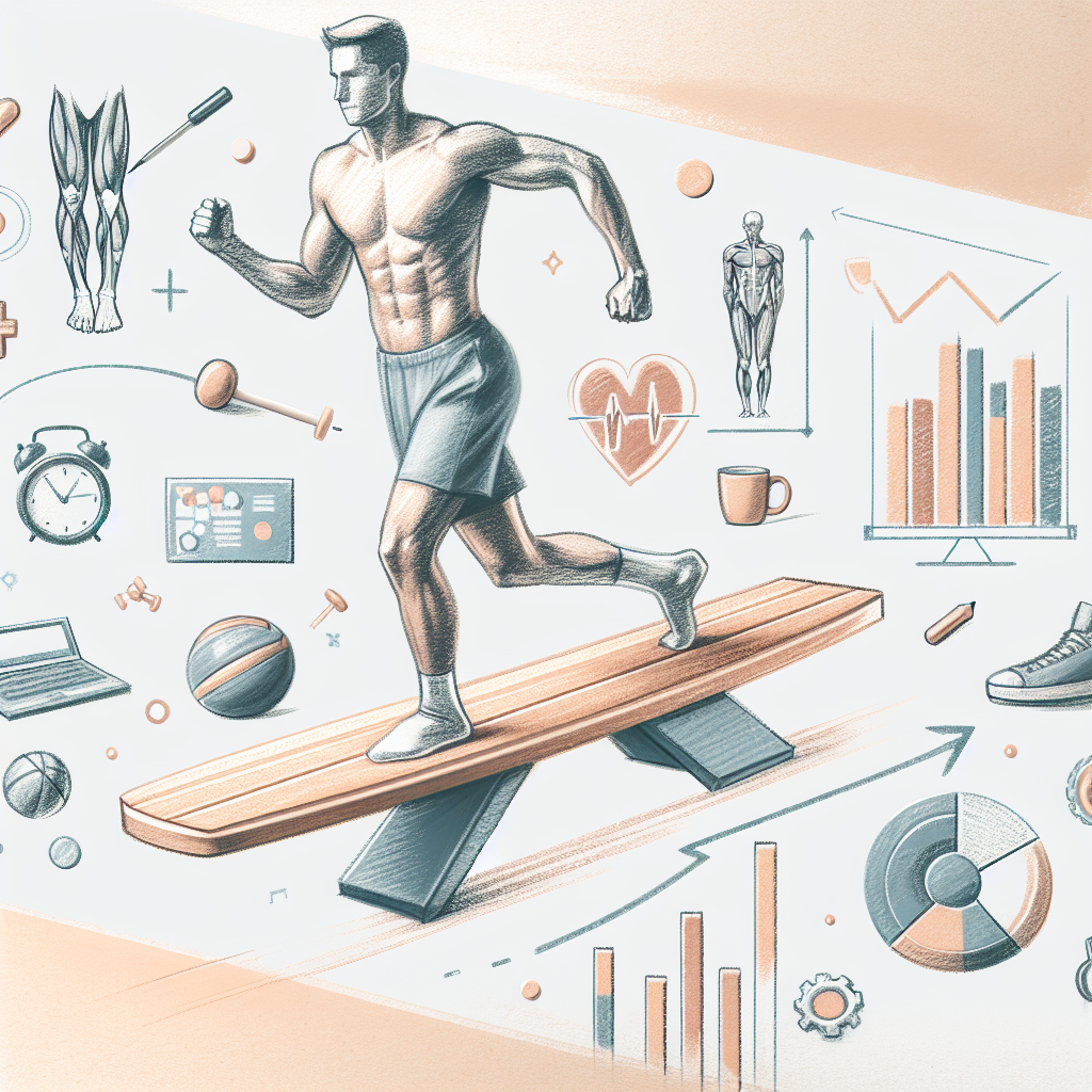Pastelková ilustrace znázorňující téma: Cvičení a fitness