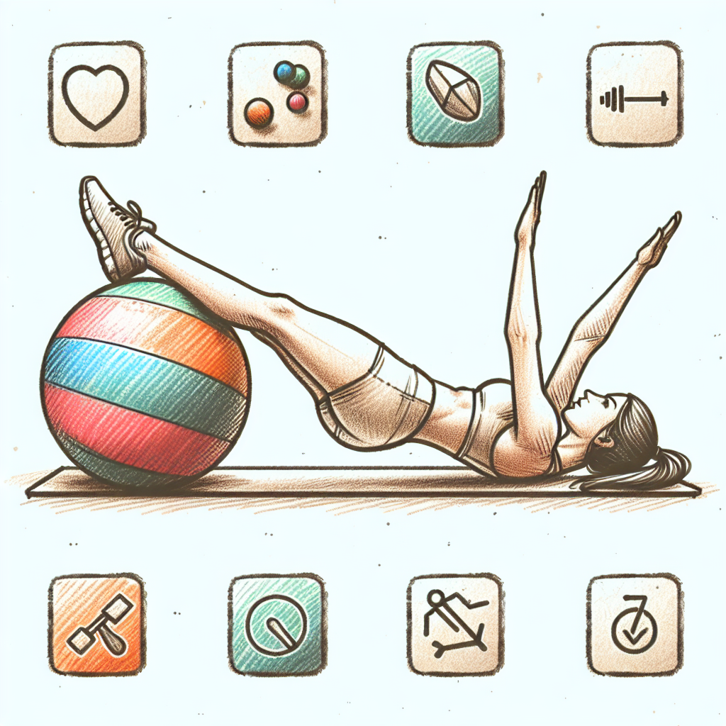 Pastelková ilustrace znázorňující téma: Cvičení