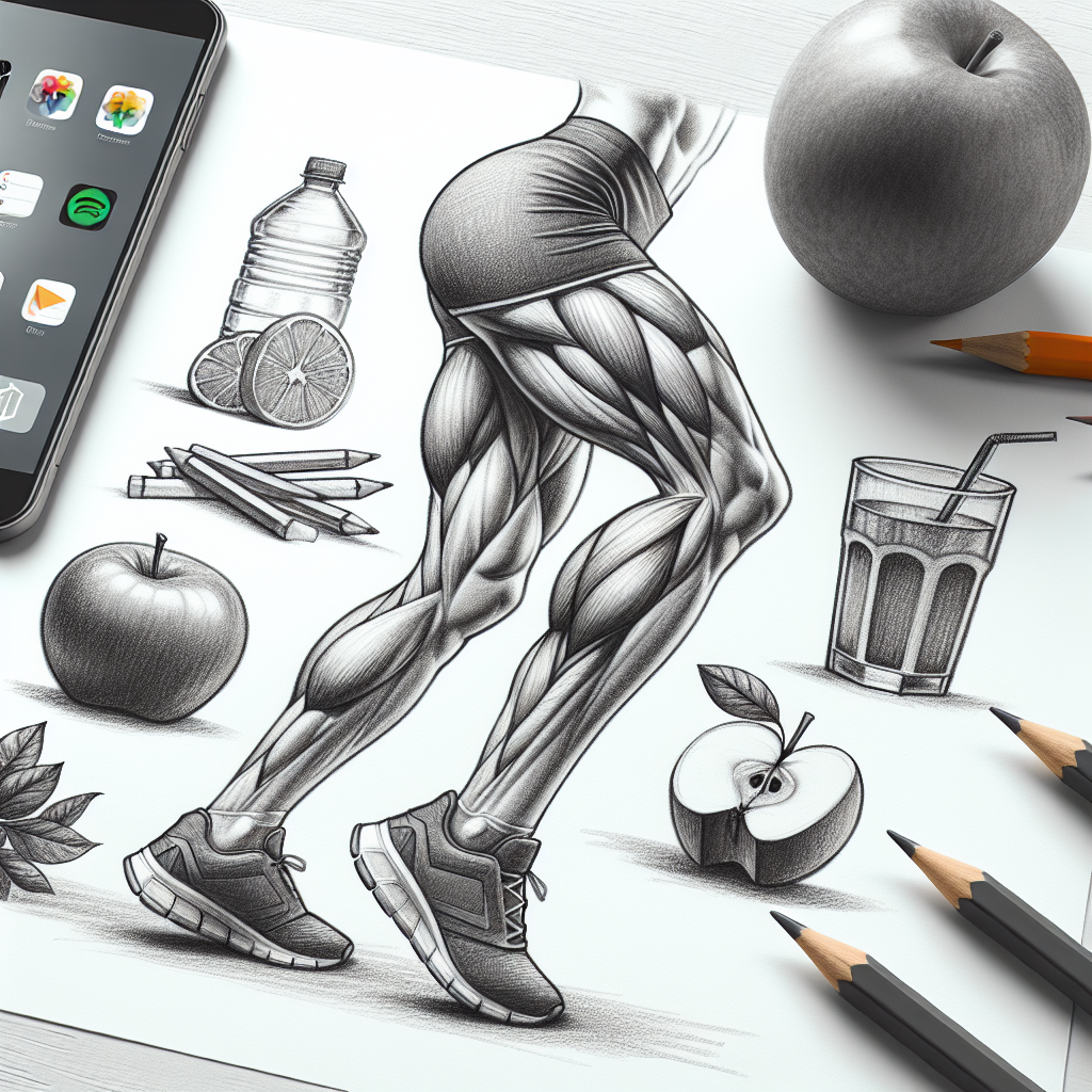 Pastelková ilustrace znázorňující téma: Cvičení