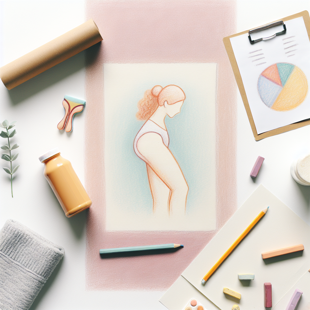 Pastelková ilustrace znázorňující téma: Fyzikální terapie