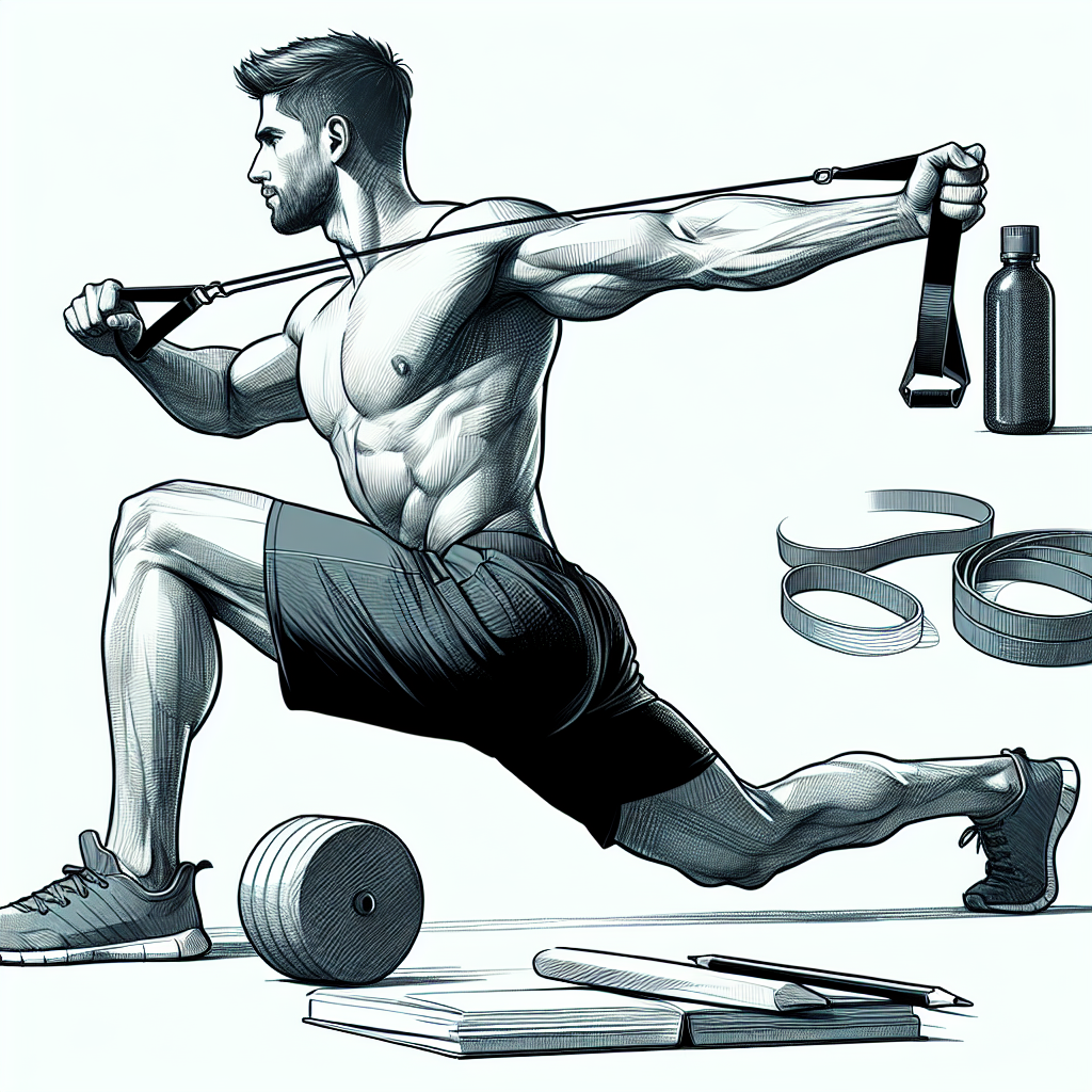 Pastelková ilustrace znázorňující téma: Cvičení a fitness