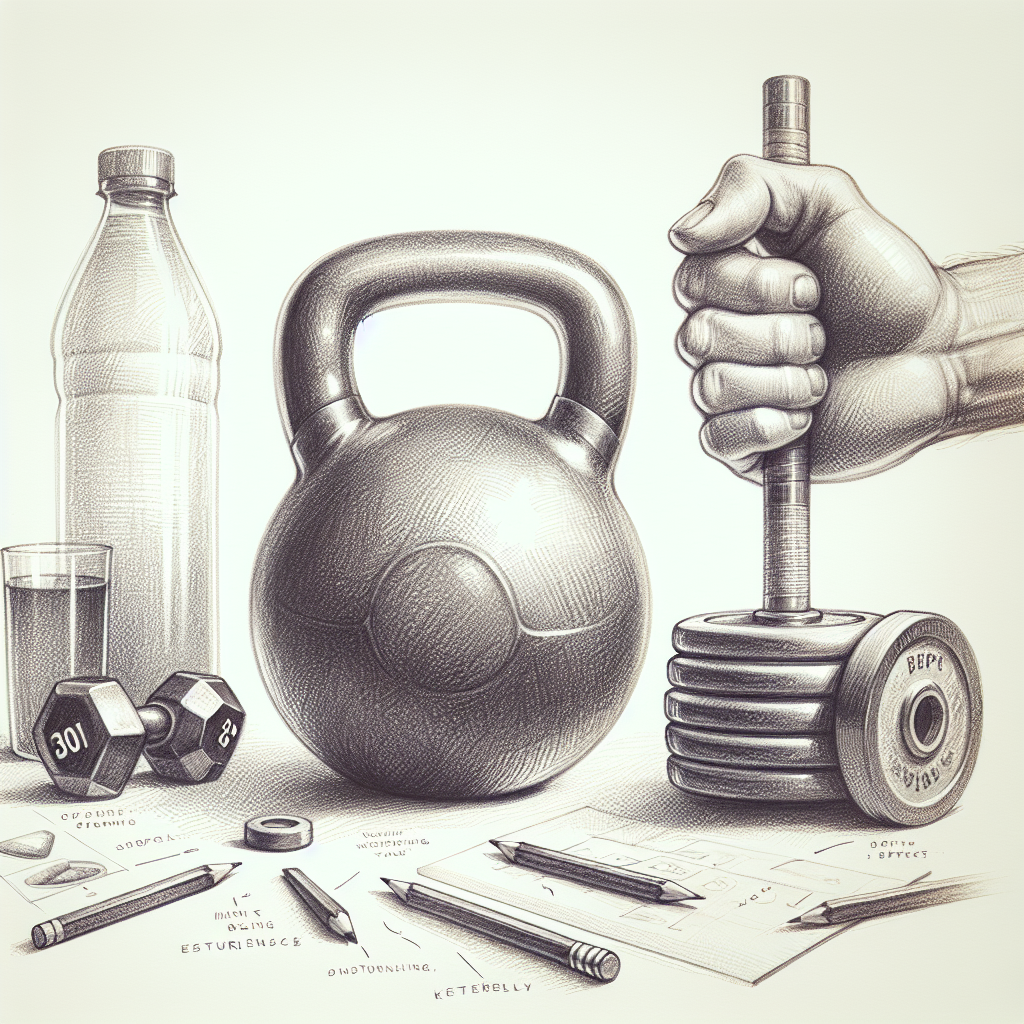 Pastelková ilustrace znázorňující téma: Fitness